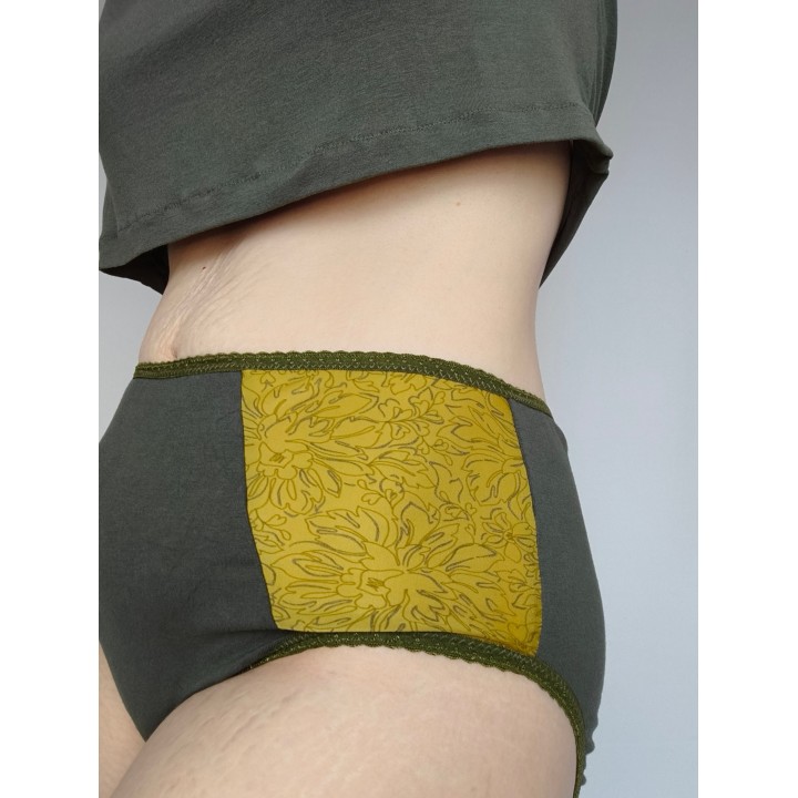 Culotte taille haute confort pour les formes - Herbes d'été