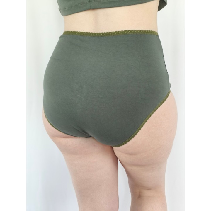 Culotte Femme taille haute confort pour les formes Eclaicies de Forêt